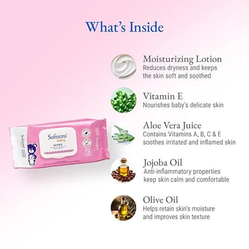 Softsens Baby Gentle Cloth Wipes